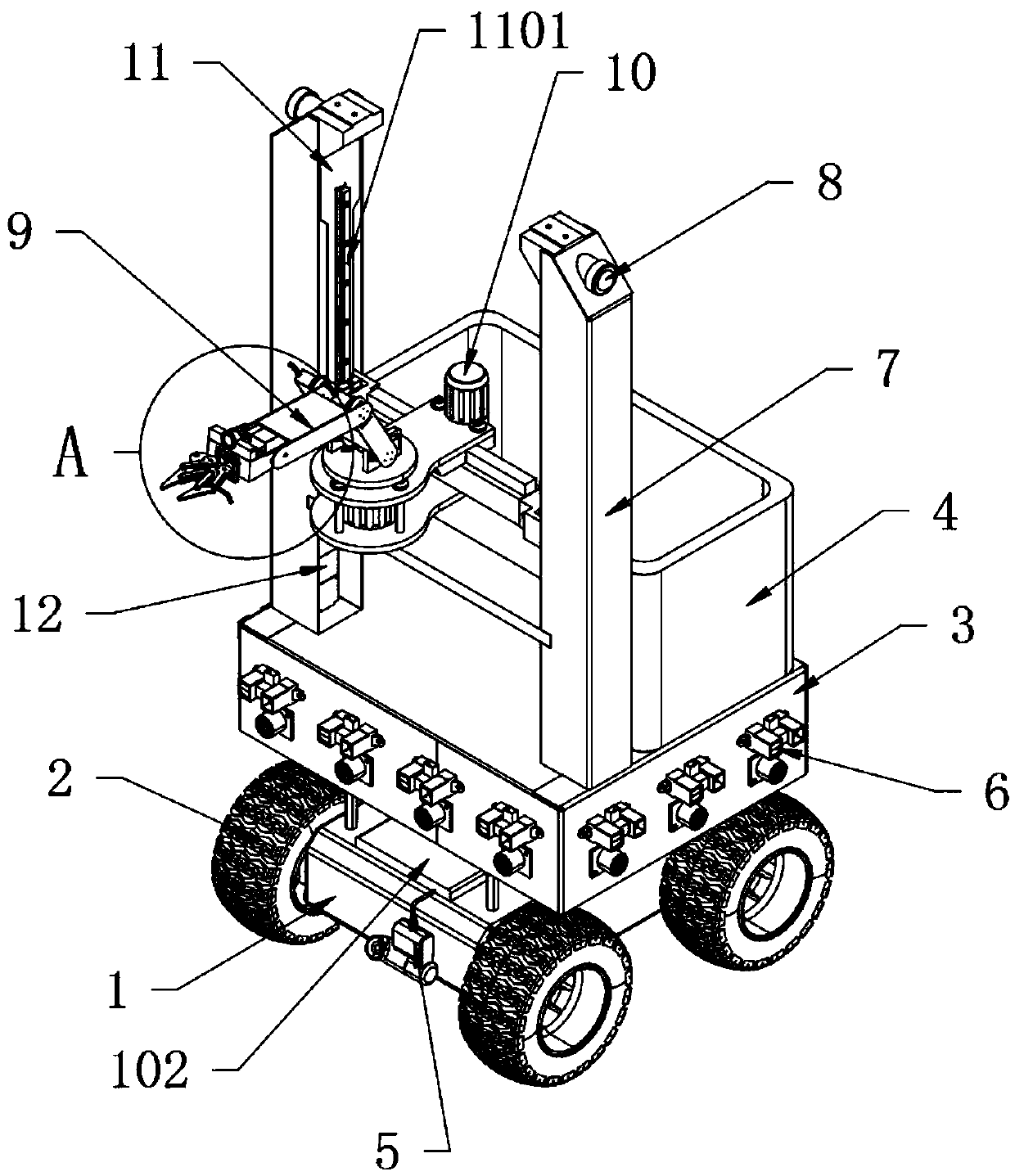 Remote operation intelligent shopping robot equipment