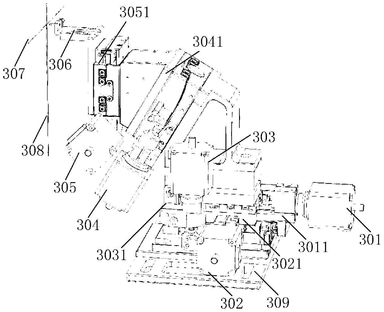 An optical device coupling device, an ultraviolet curing device, and an ultraviolet curing method