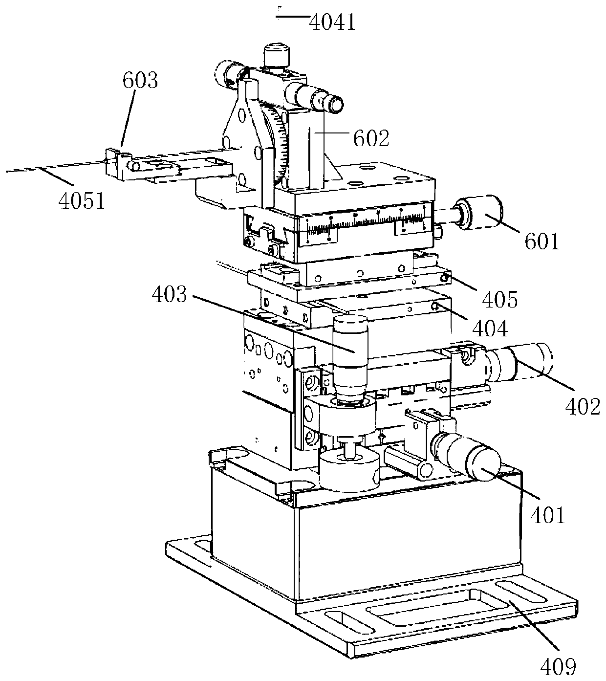 An optical device coupling device, an ultraviolet curing device, and an ultraviolet curing method