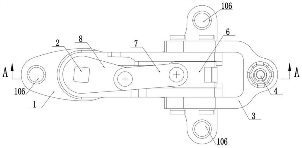 Rotary button lock