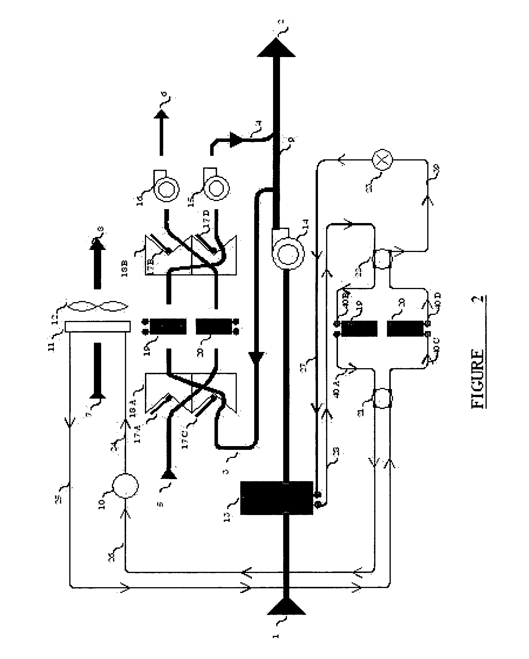 Desiccant-assisted air conditioning system and process