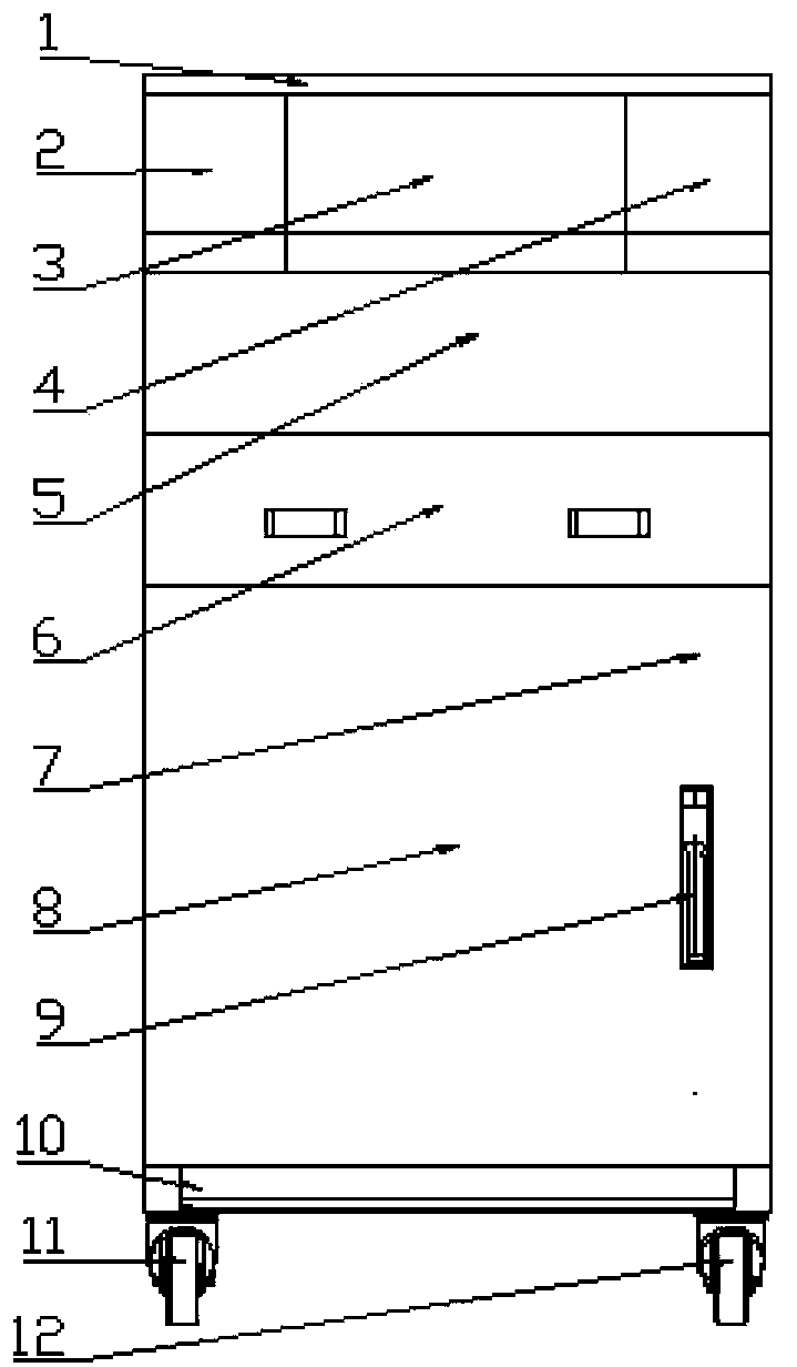 Medical moxibustion atomization drug instrument and application method thereof