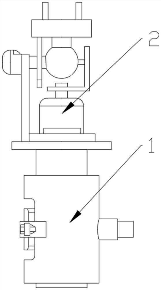 Robot connecting mechanism convenient to disassemble and assemble