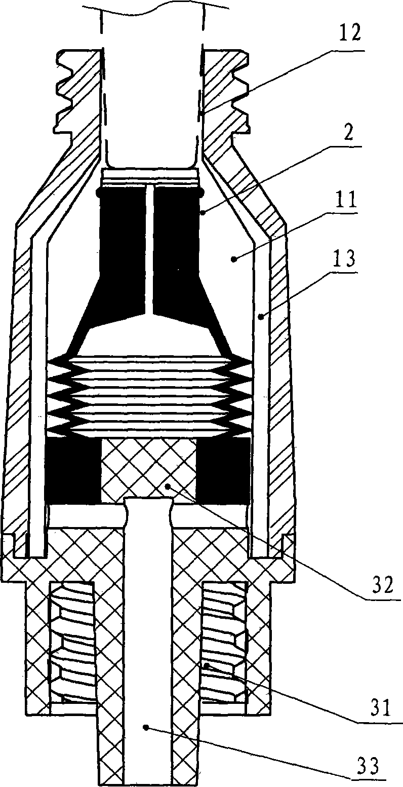 Connecting device for medical purposes