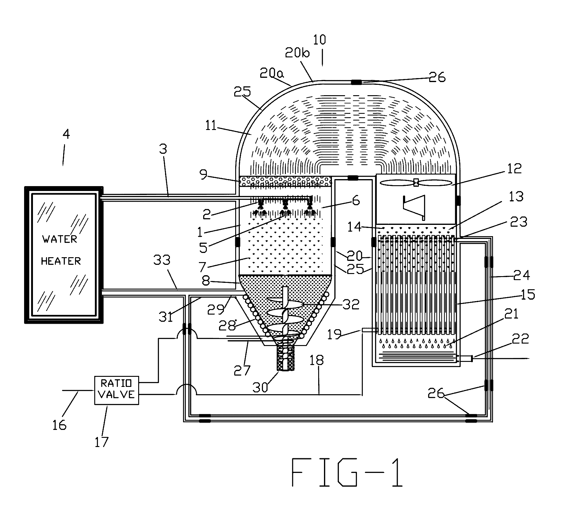 High Efficiency, Large Scale Desalination System