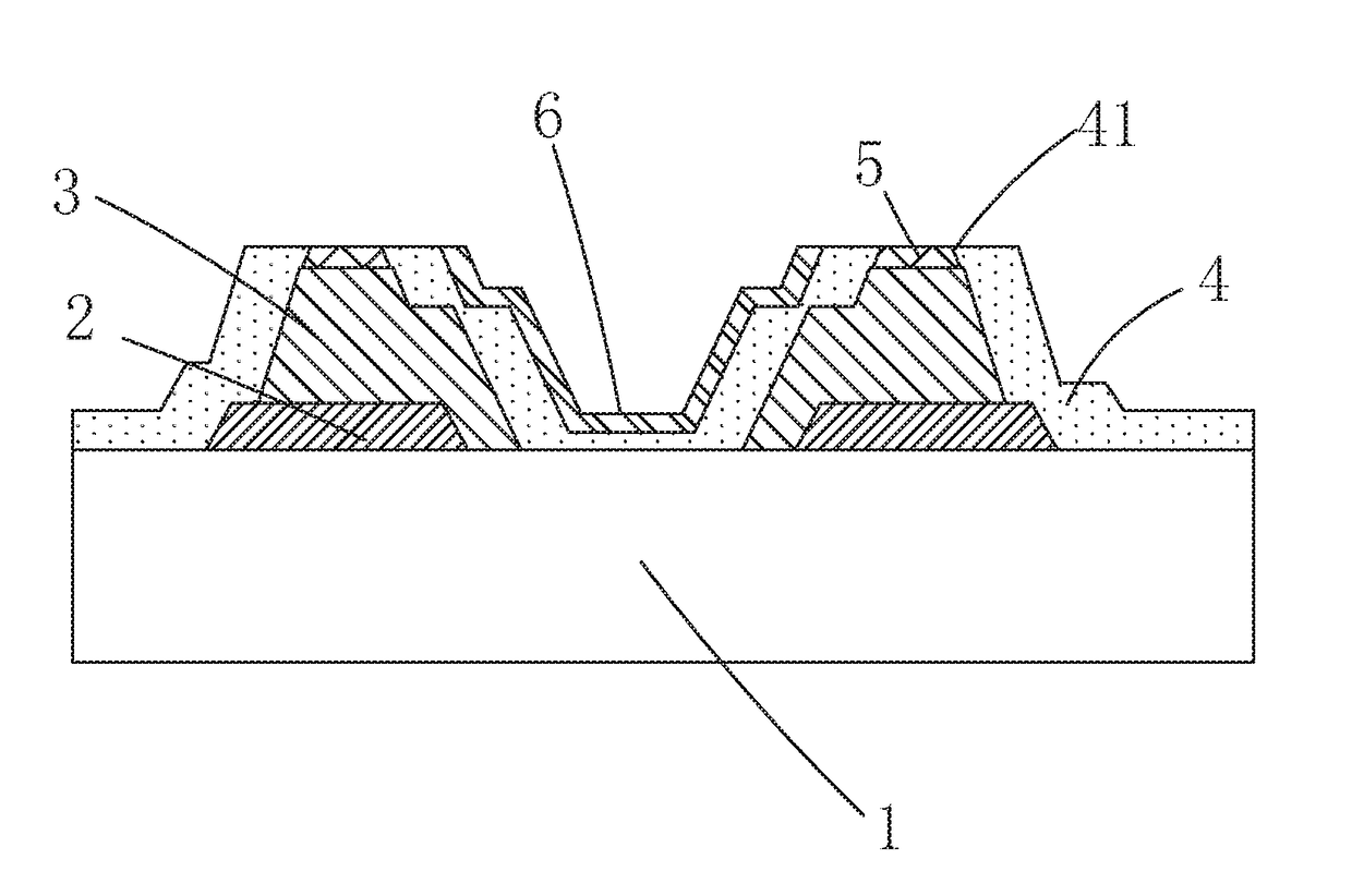 Vertical channel organic thin-film transistor and manufacturing method thereof