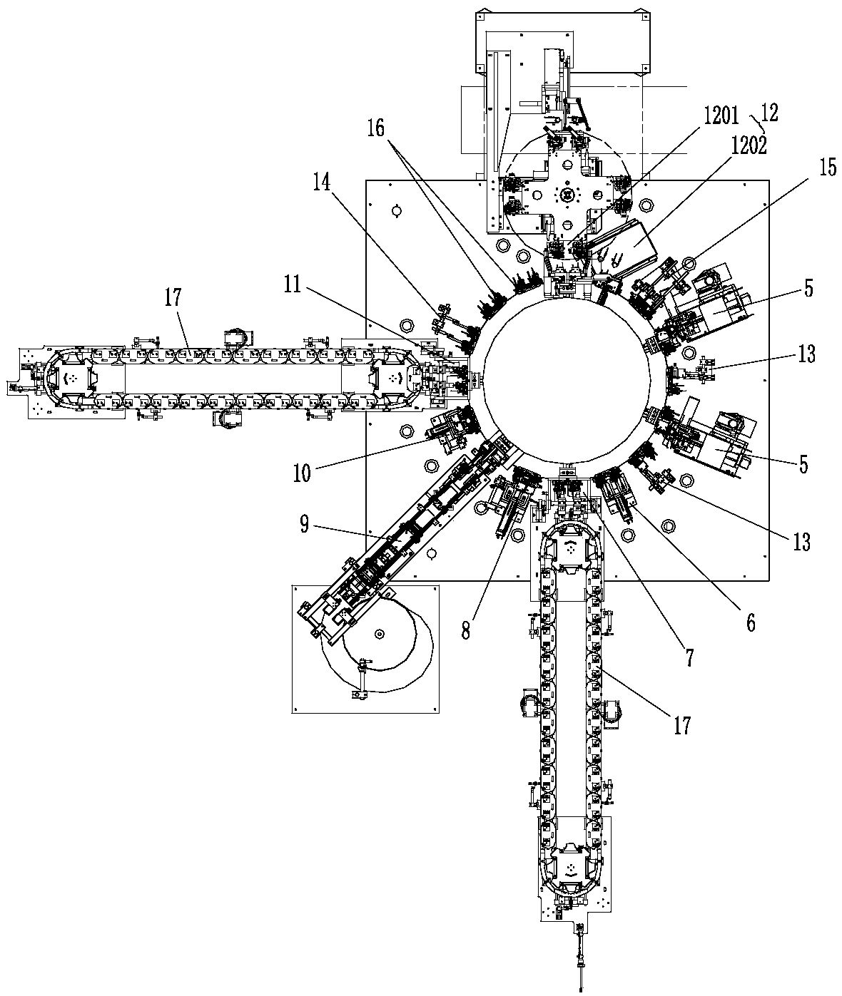 Assembly device of butterfly wing type blood collection needle