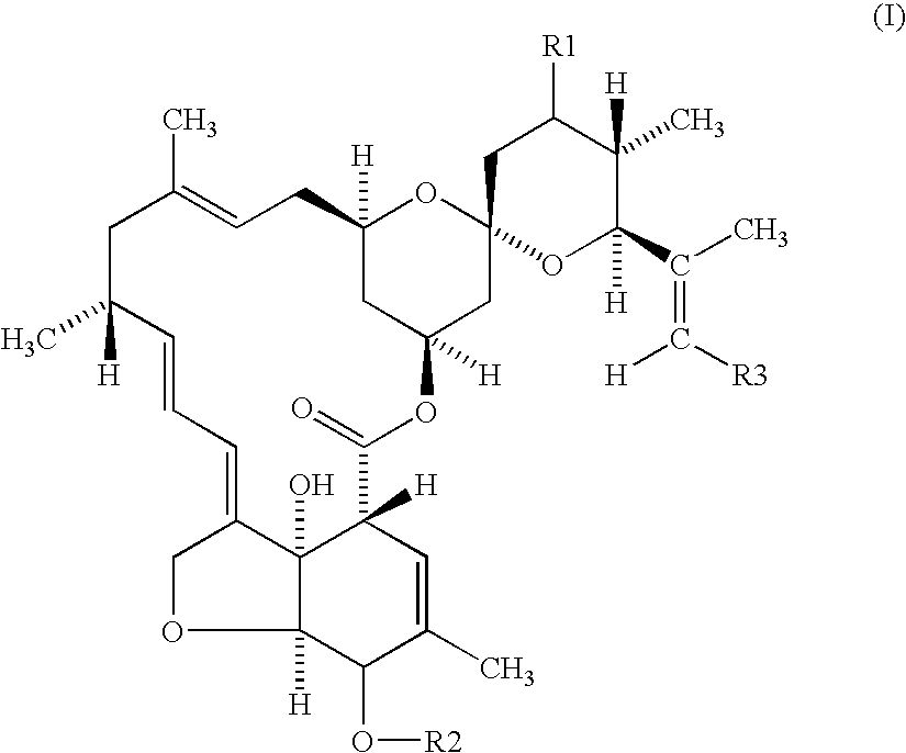 Milbemycin compounds and treatment of dermatological disorders in humans therewith