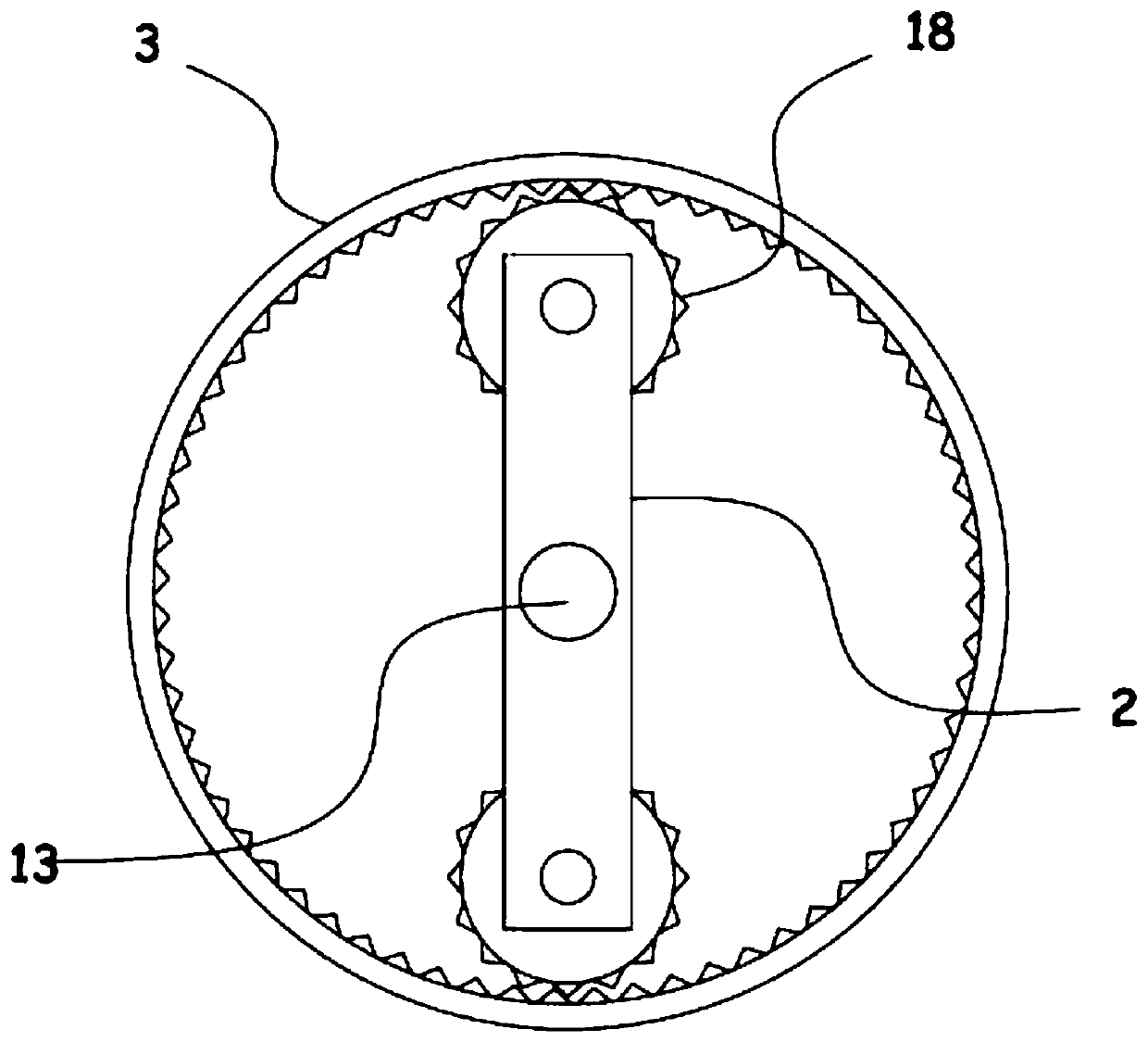 Optical coating material guiding and drying device