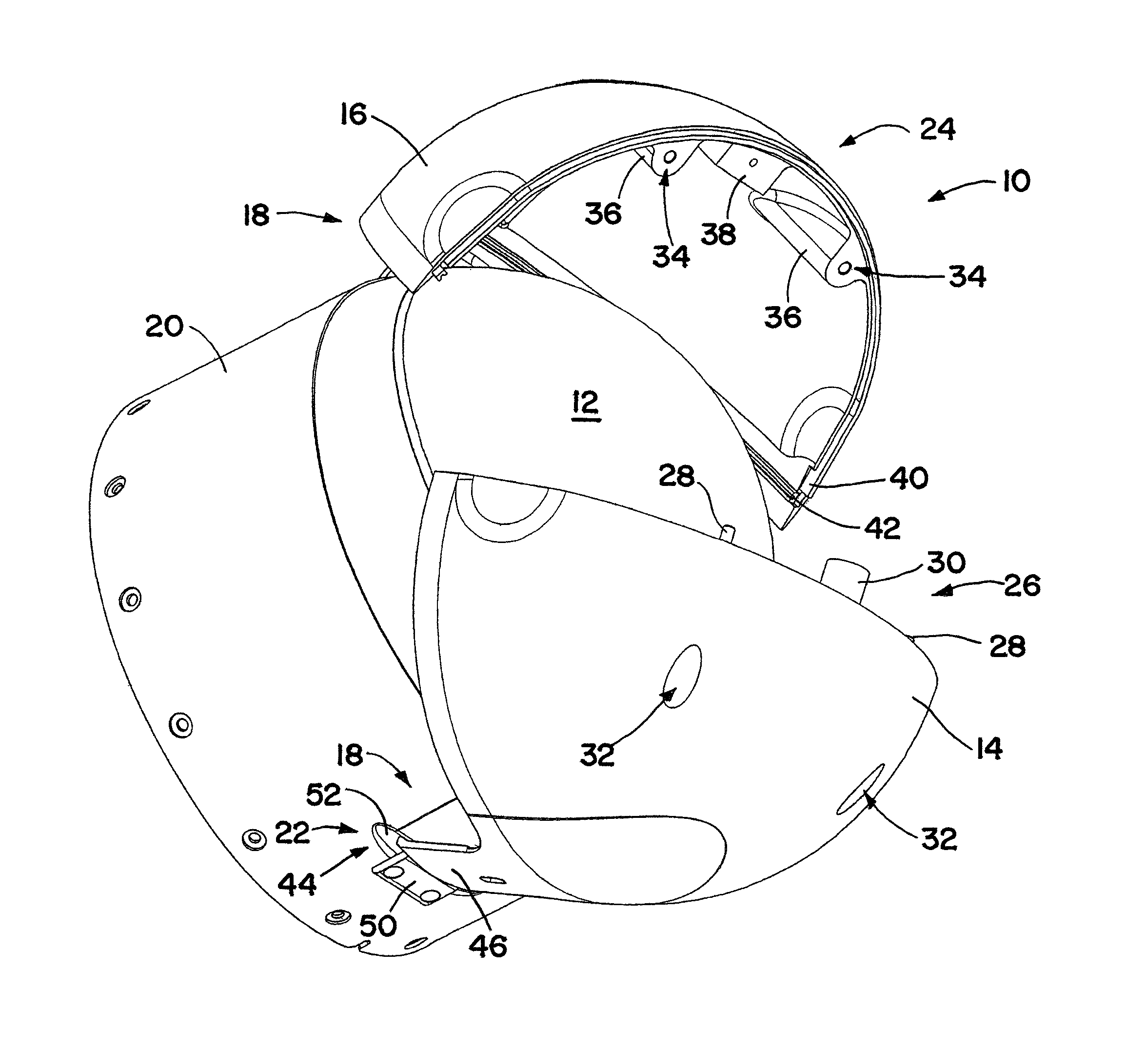 Releasable radome cover