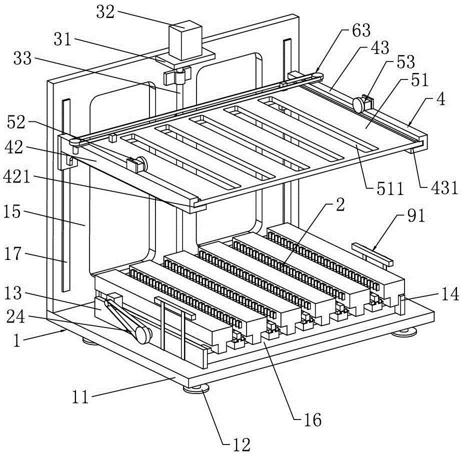 Novel vacuum blood collection tube cover opening and closing all-in-one machine