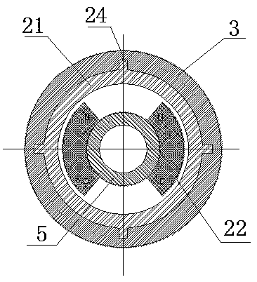 Downhole pressurization auxiliary rock breaking tool