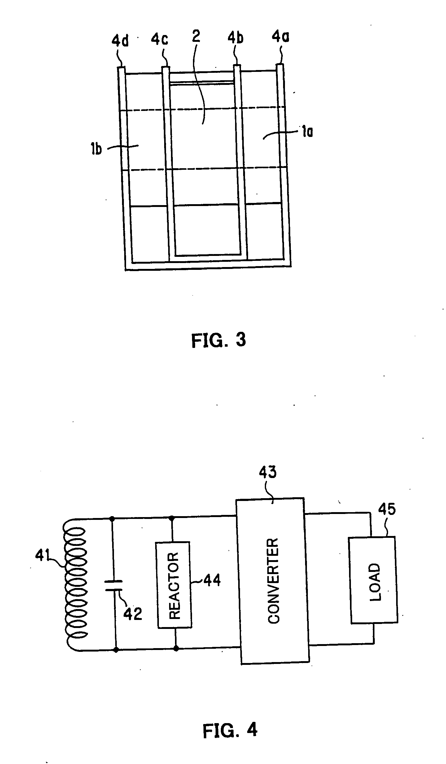 Composite core nonlinear reactor and induction power receiving circuit