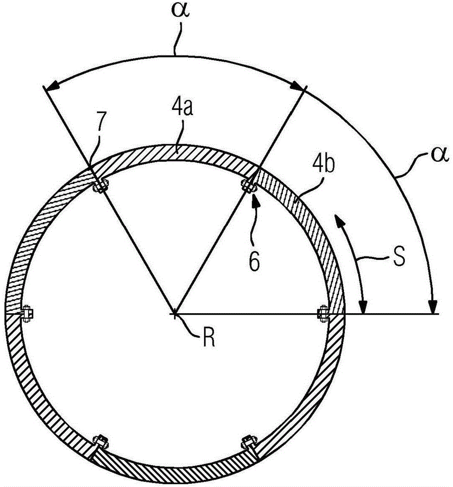 Dynamo-electrical machine with segmented stator structure and/or rotor structure