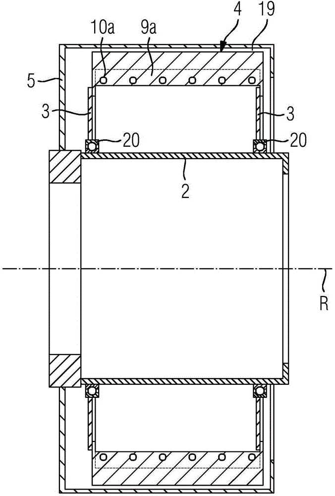 Dynamo-electrical machine with segmented stator structure and/or rotor structure