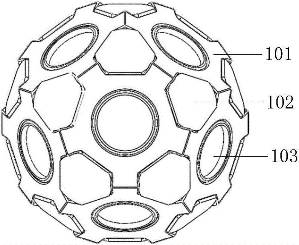 Positioning device, positioning base station, spatial positioning system and method