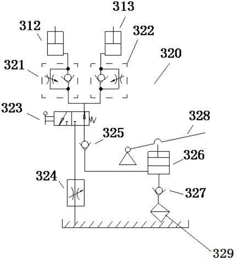 Hot-press mechanism of flax yarn coiling device