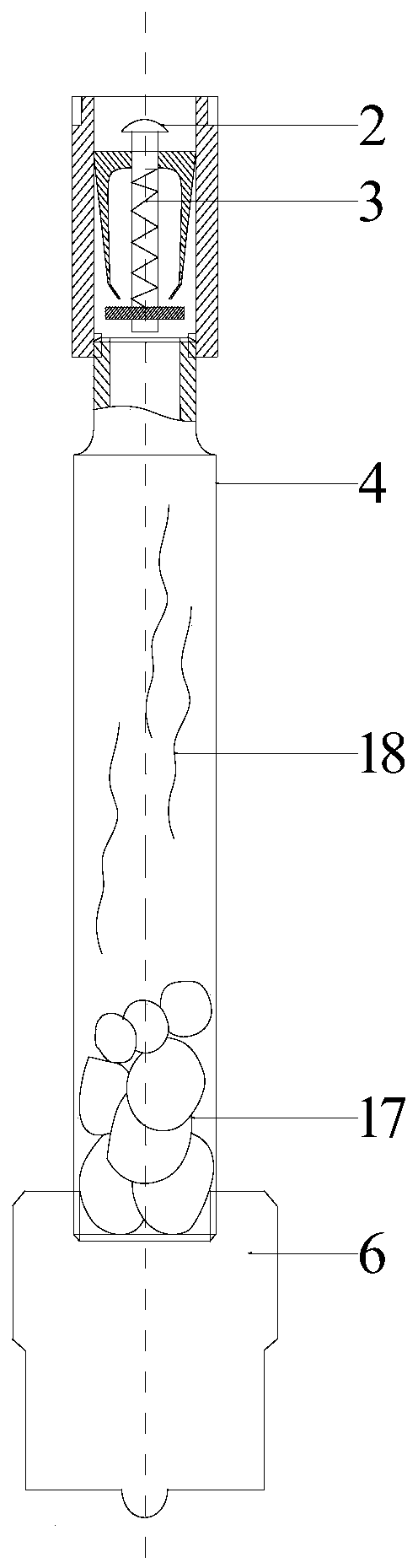 A low-temperature gravity heat pipe using carbon dioxide as a working medium and its filling method