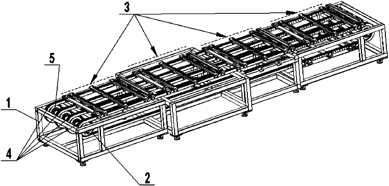 Conveying equipment for automated production line for steel grid plates