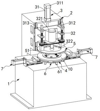 Double-face machining process for annular workpiece for automobile motor