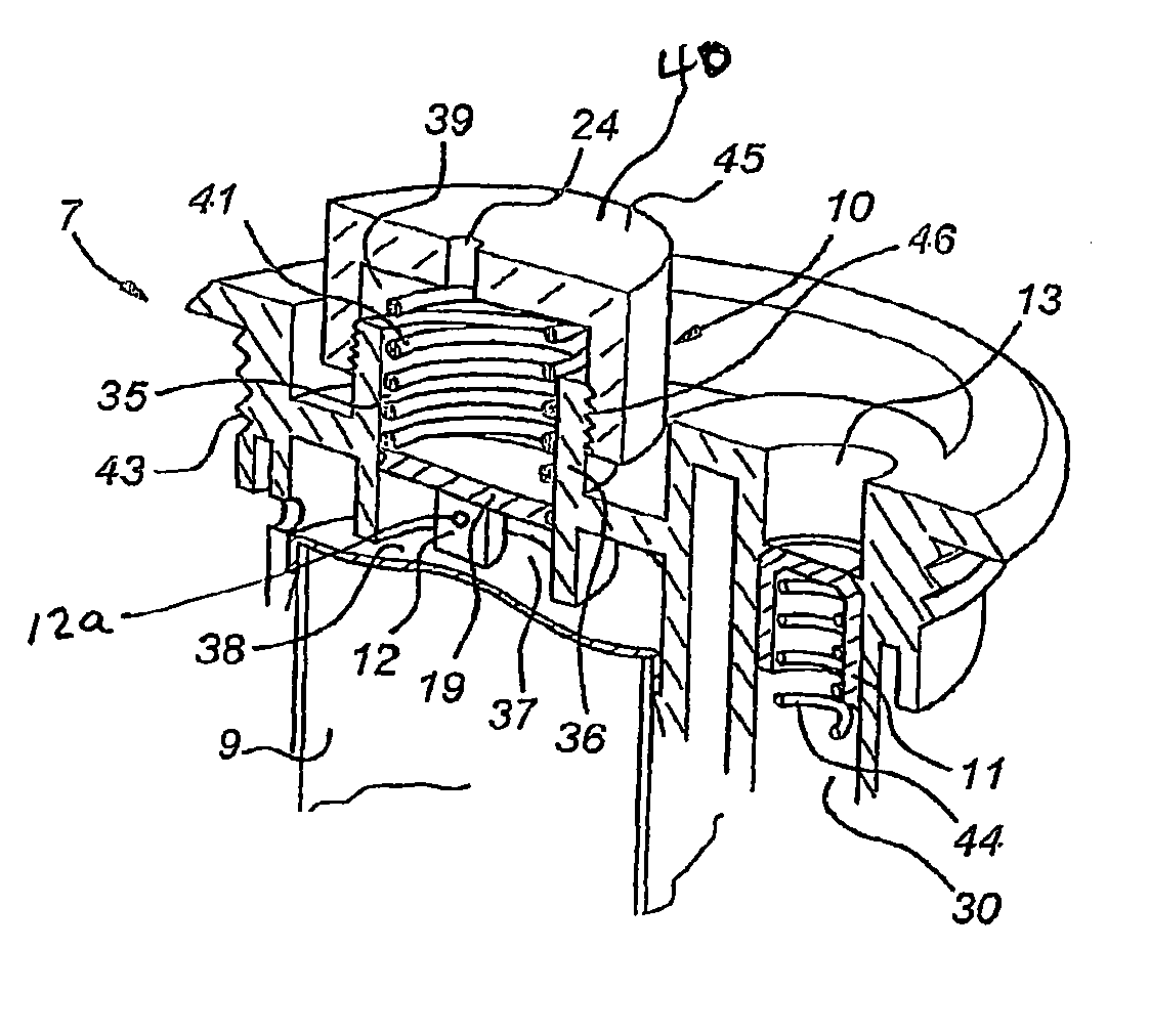 Pressure regulating container for carbonated drink