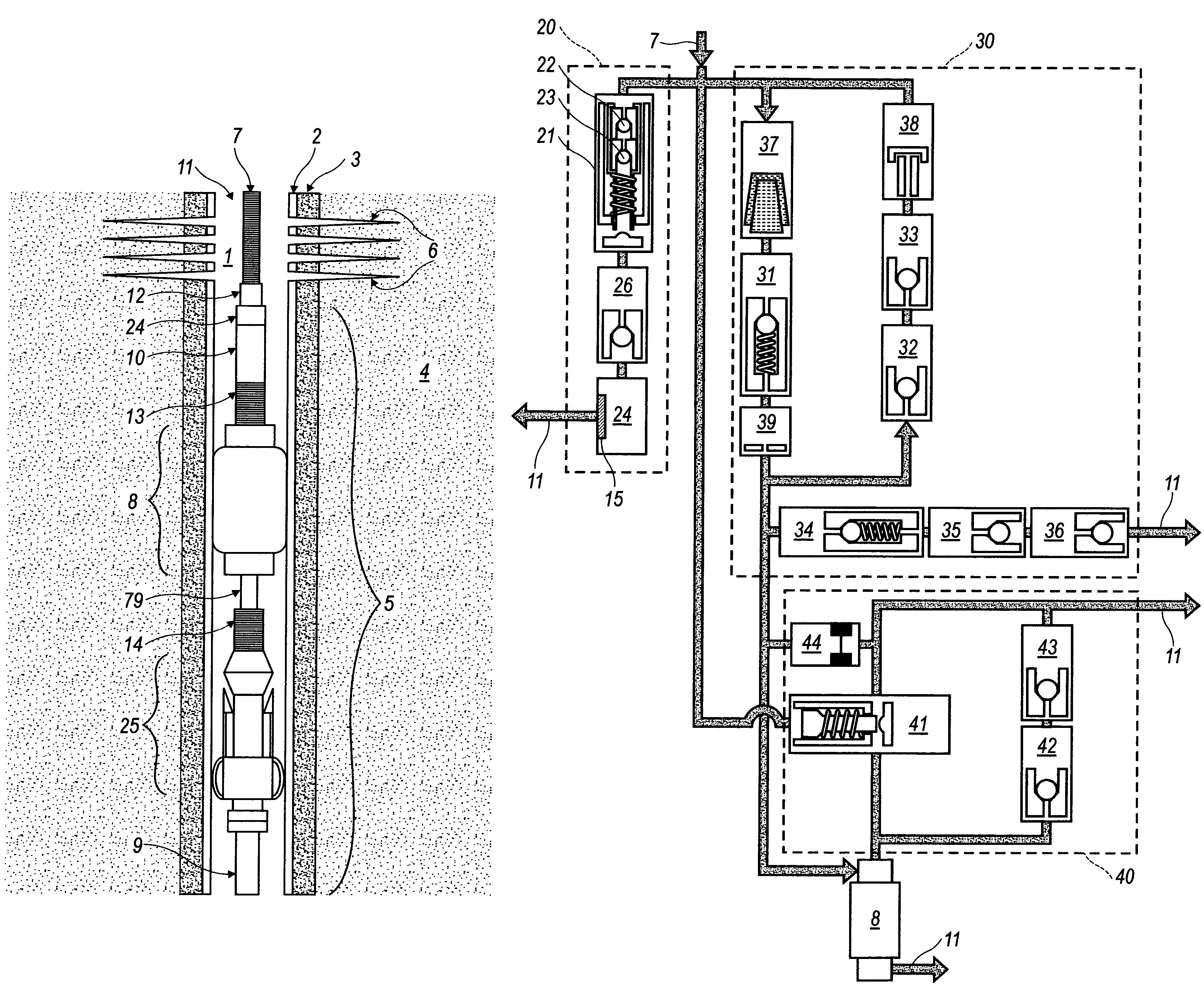 Remote intervention logic valving method and apparatus