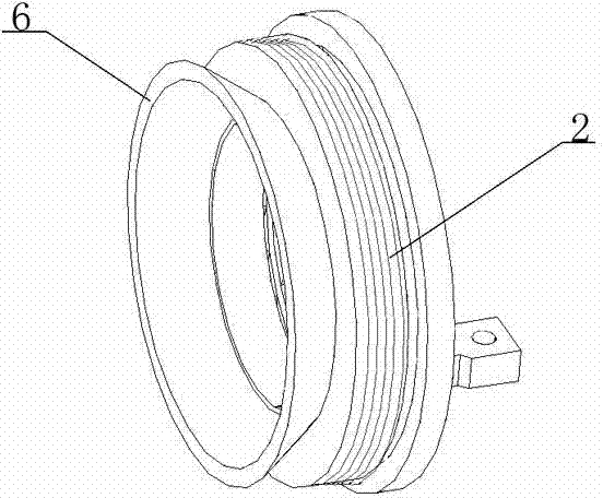 A sealed connector with self-locking and anti-loosening tail cable clips