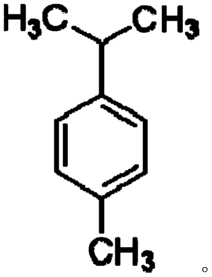 Synergetic pesticide composition with p-cymene