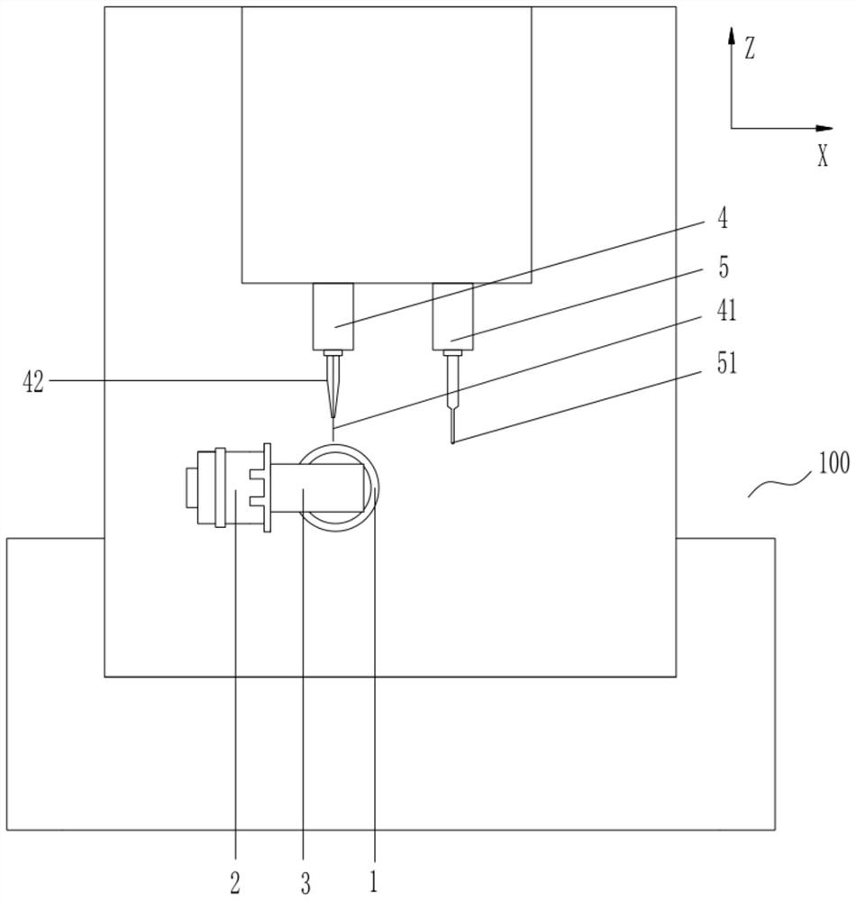 Method for machining turbine blade expansion holes through electric spark milling