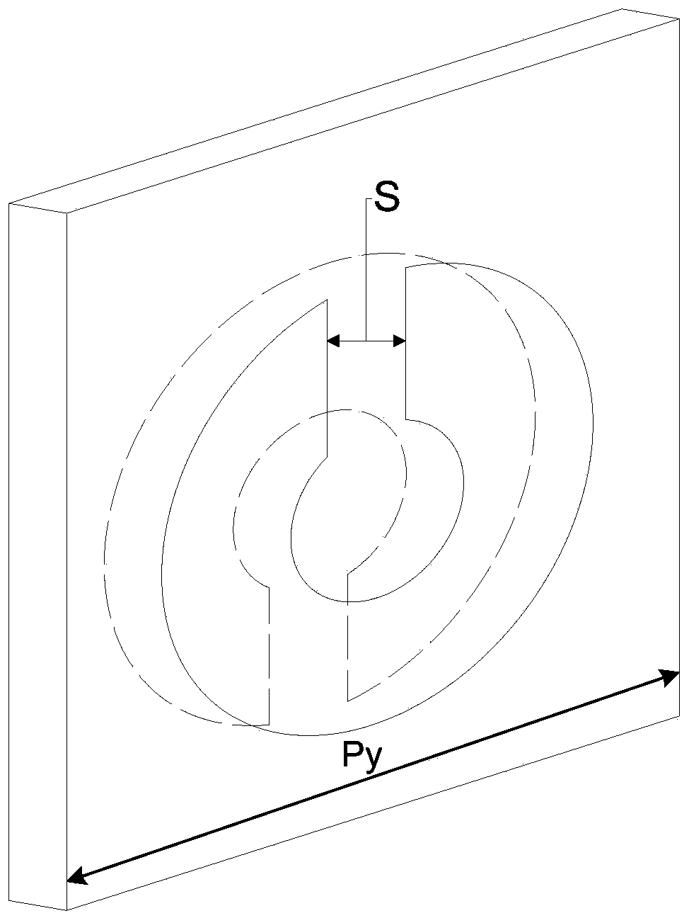 design method for metasurface with generalized Brewster effect