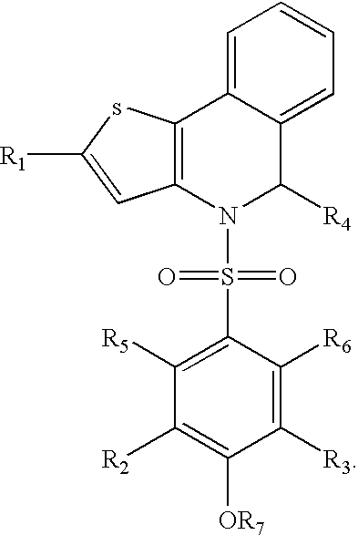 Thienoisoquinoline-phenylsulfonamides and their use as ER-NFκB inhibitors