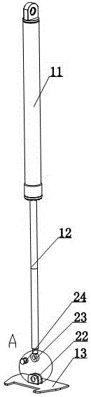 Pneumatic-control type PE corrugated pipe casing breaking device