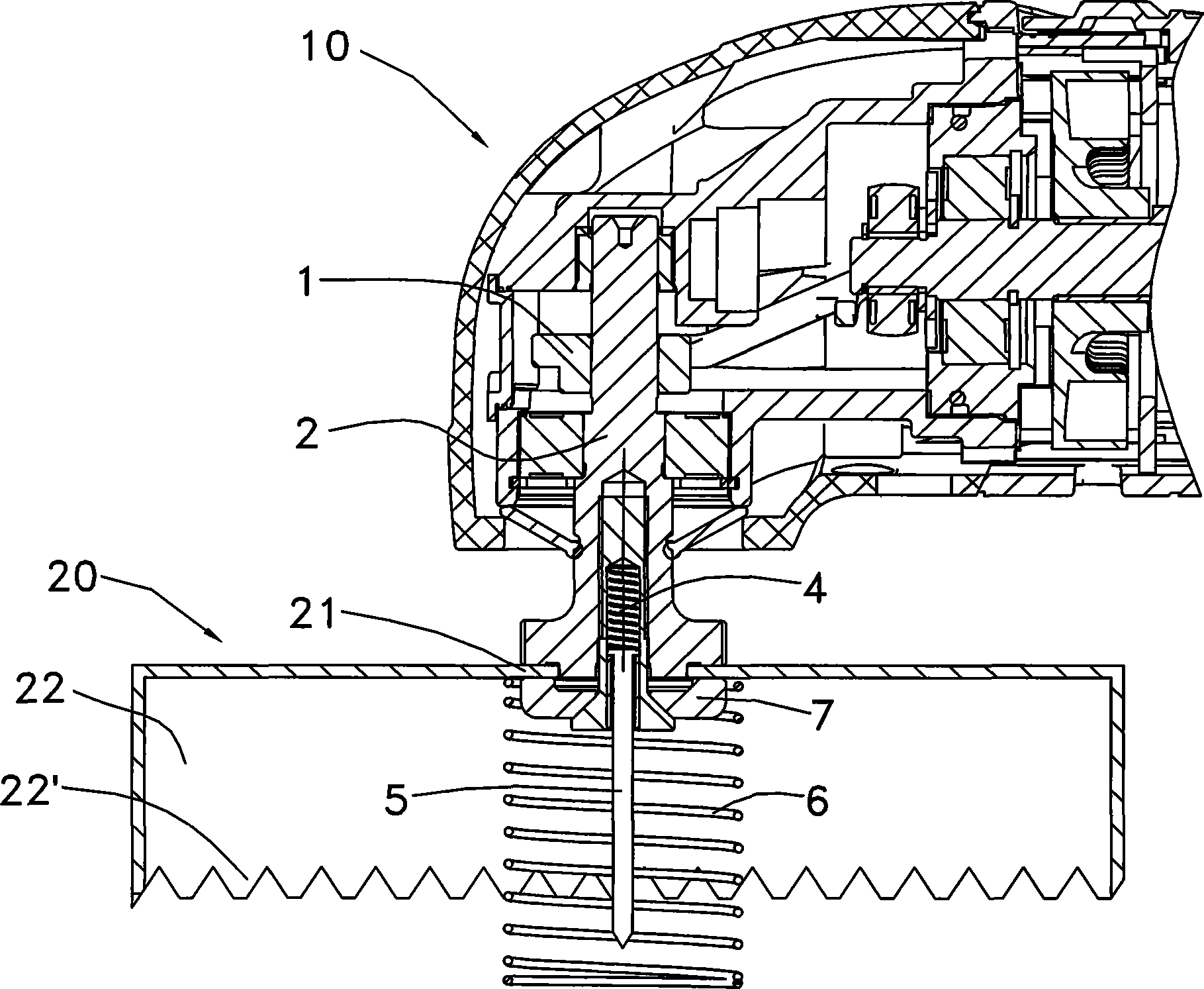 Tapper used for oscillation tool