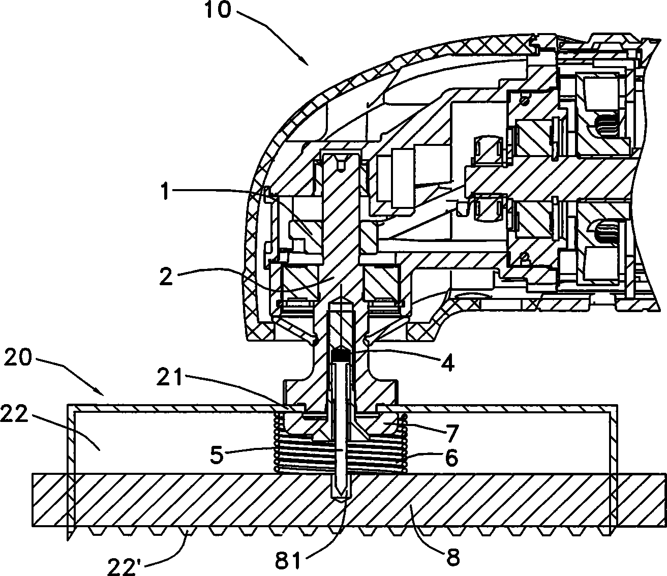 Tapper used for oscillation tool