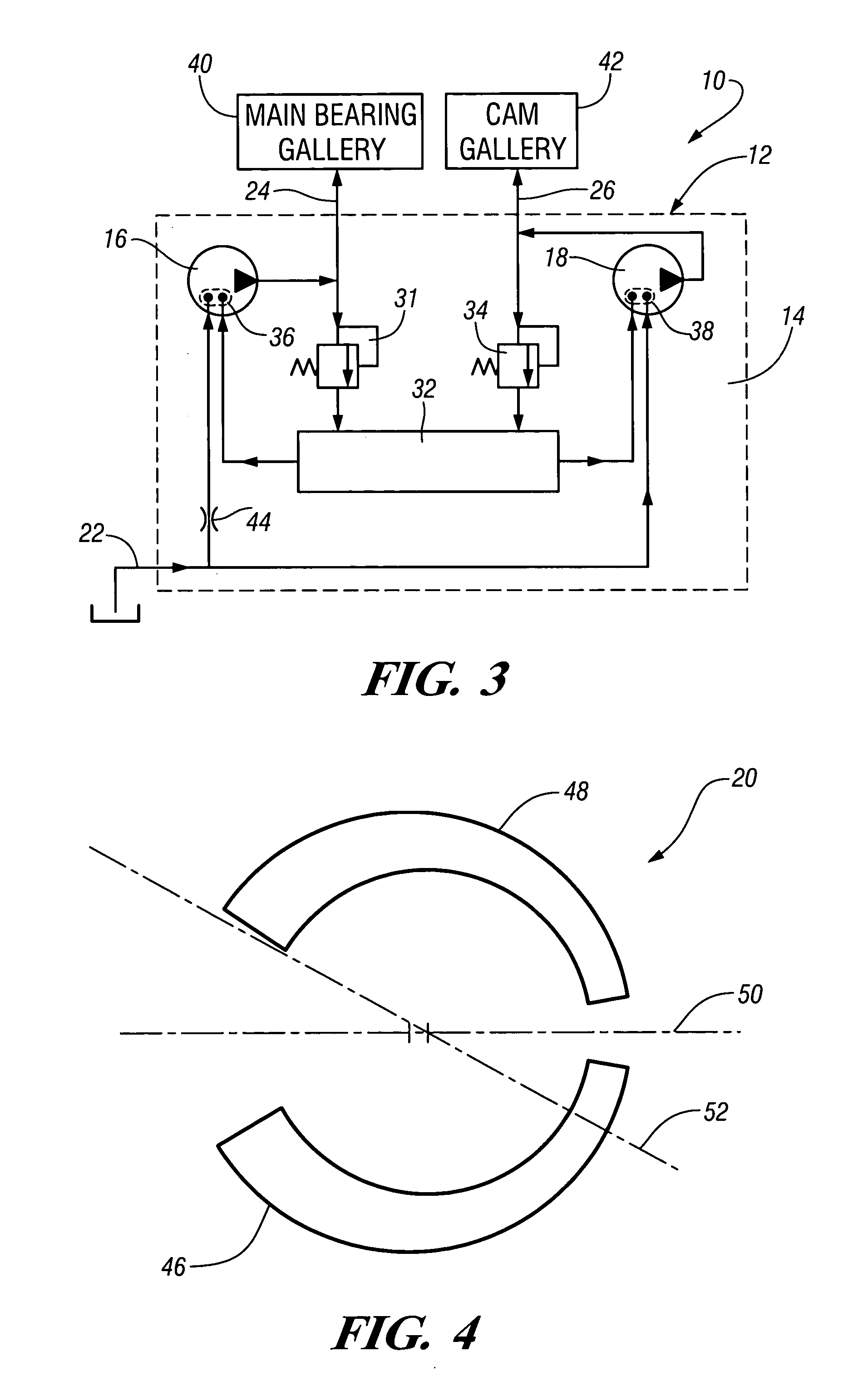 Dual oil supply pump