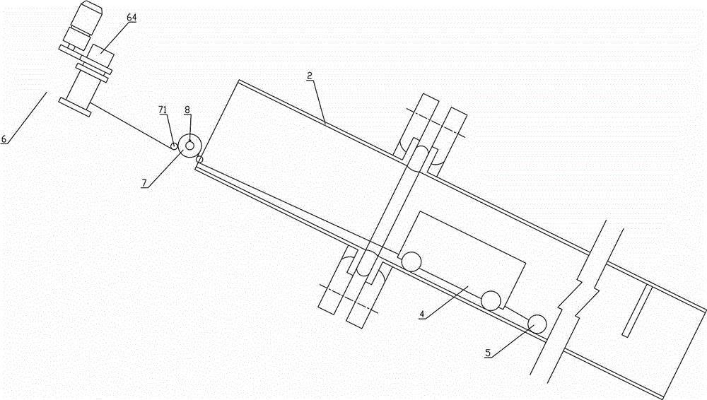 Dam interior inertial navigation monitoring device automatic traction system