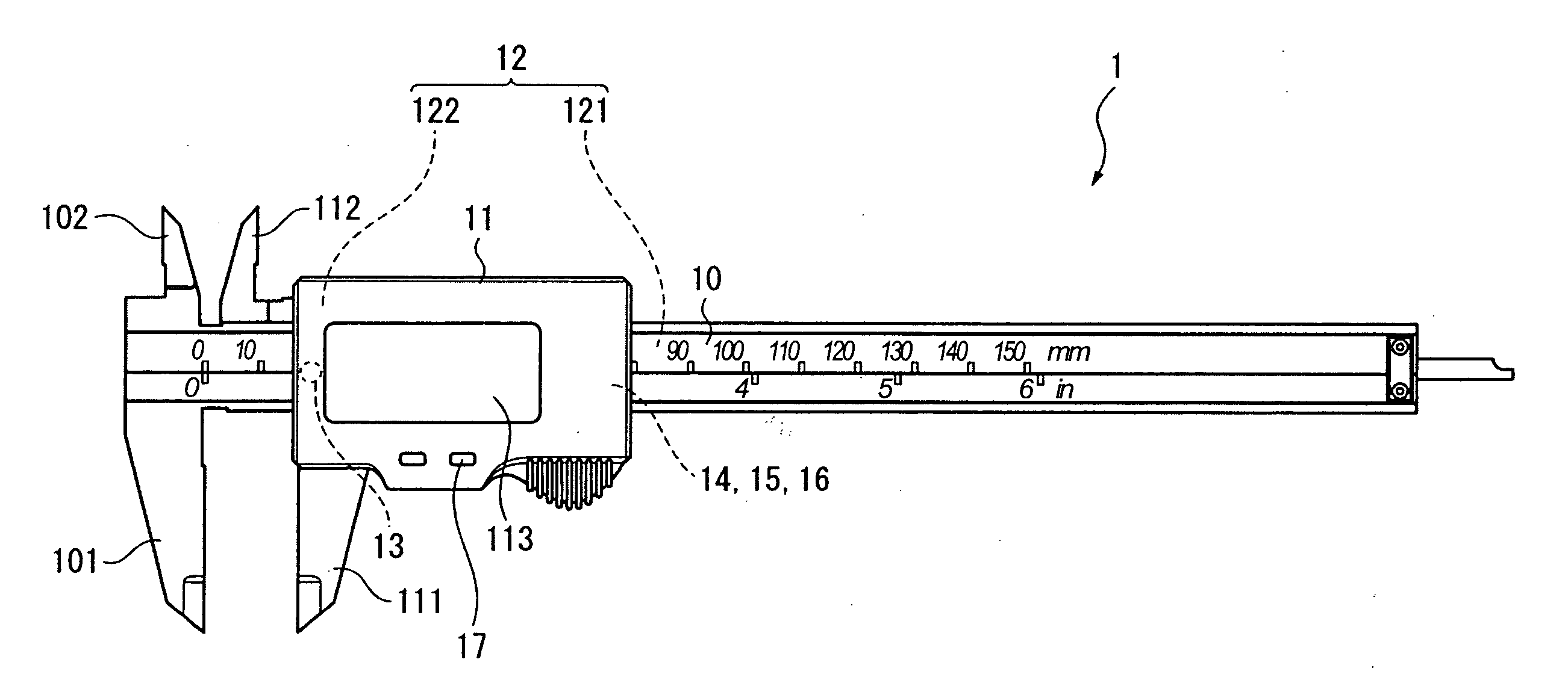 Caliper gauge