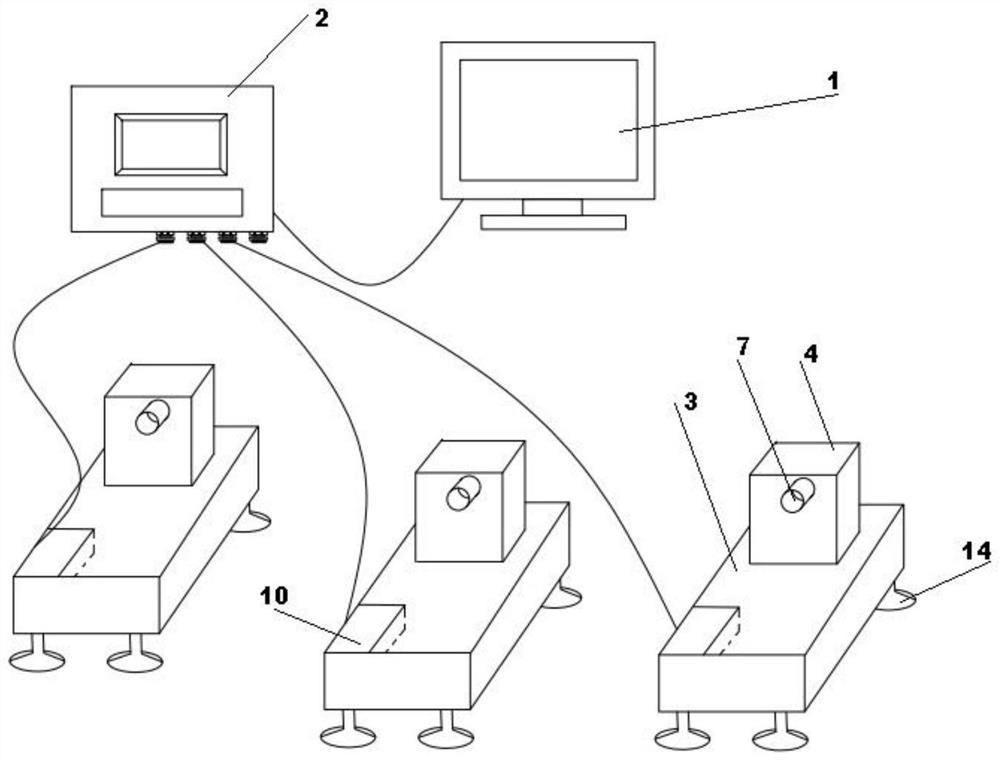 Grounding wire management device and management method