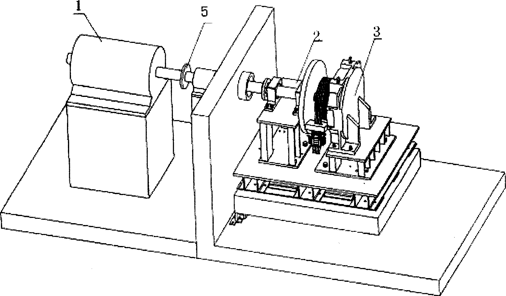 Test table for elevator emergency work condition test