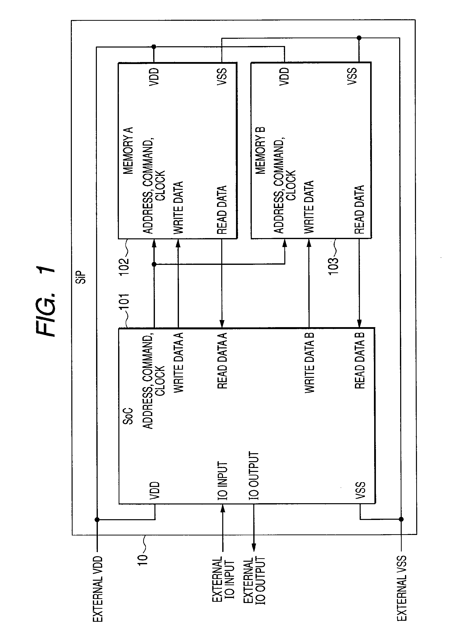 Semiconductor device with offset stacked integrated circuits