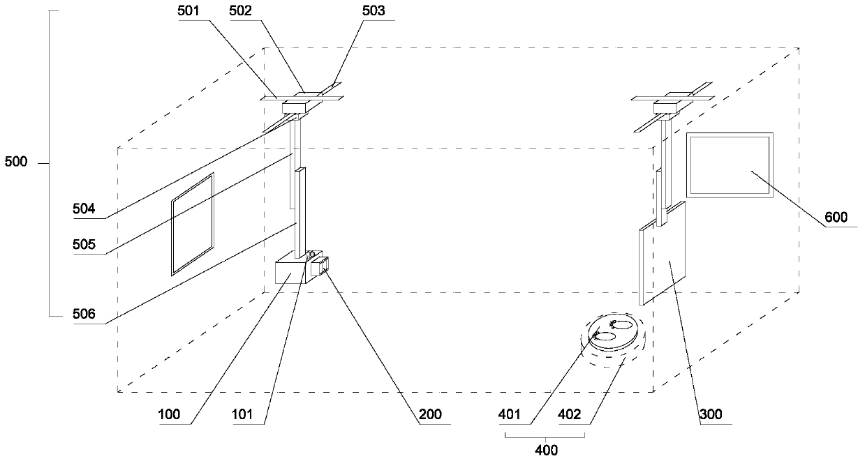 Intelligent health check-up X-ray chest photography body position guidance method and system