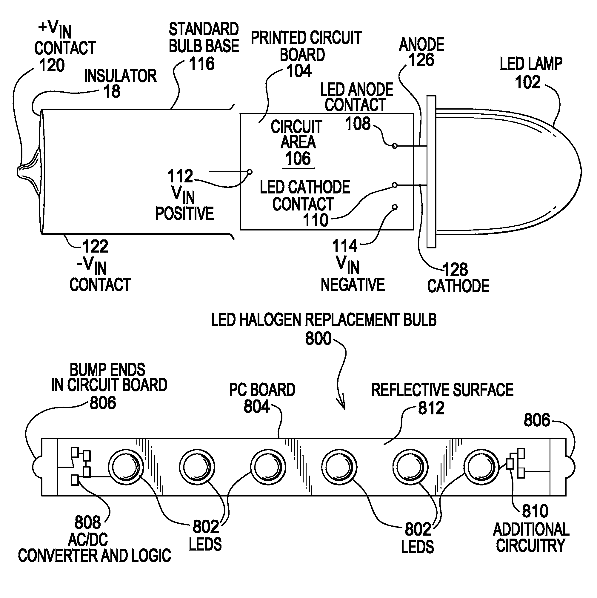 Universal light emitting illumination device and method