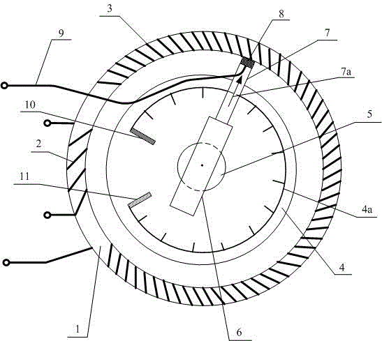 Current induction structure bringing convenience to adjustment of transformation ratio