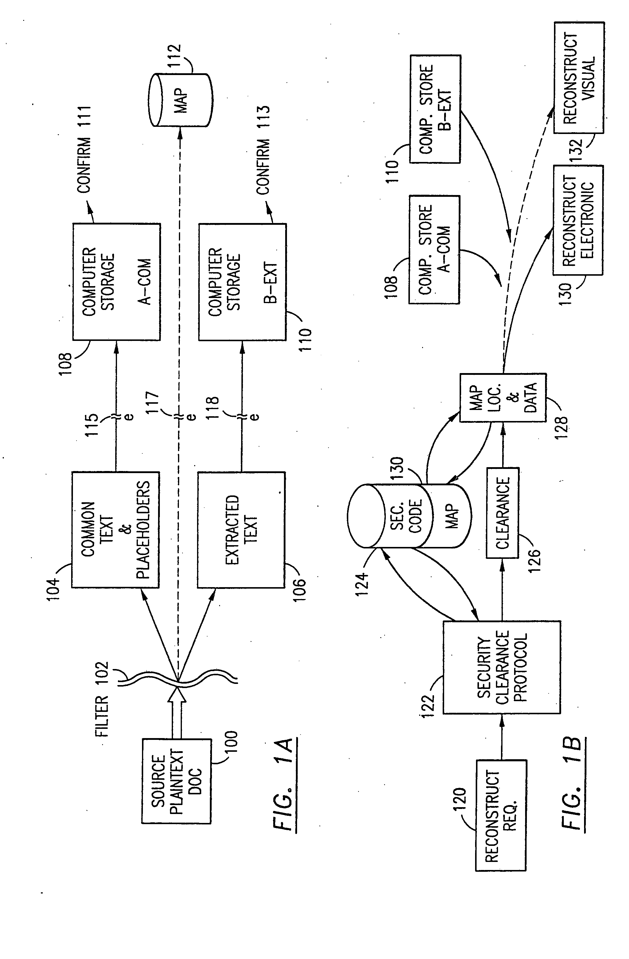 Data security system and method with adaptive filter