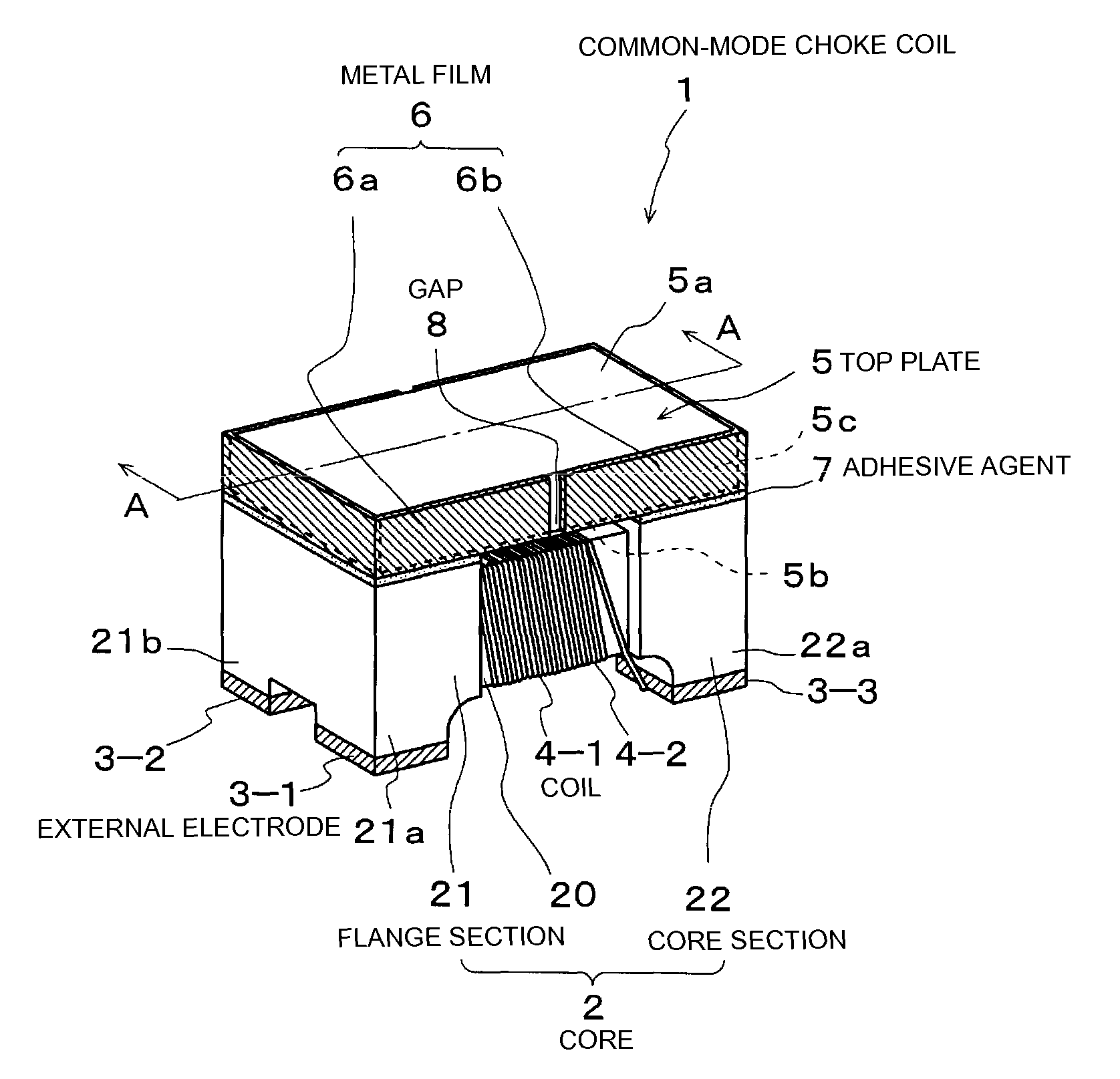 Common-mode choke coil