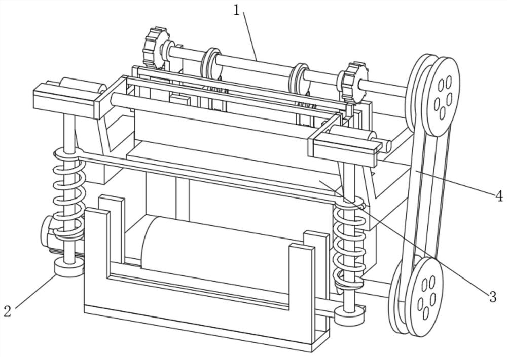 Matching type square tube cutting die