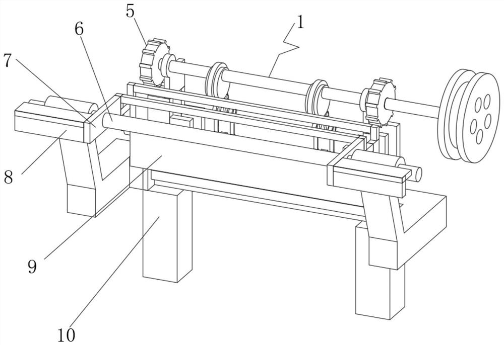 Matching type square tube cutting die