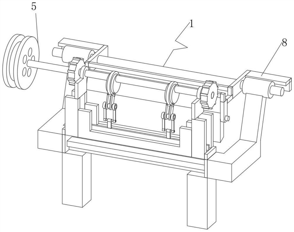 Matching type square tube cutting die