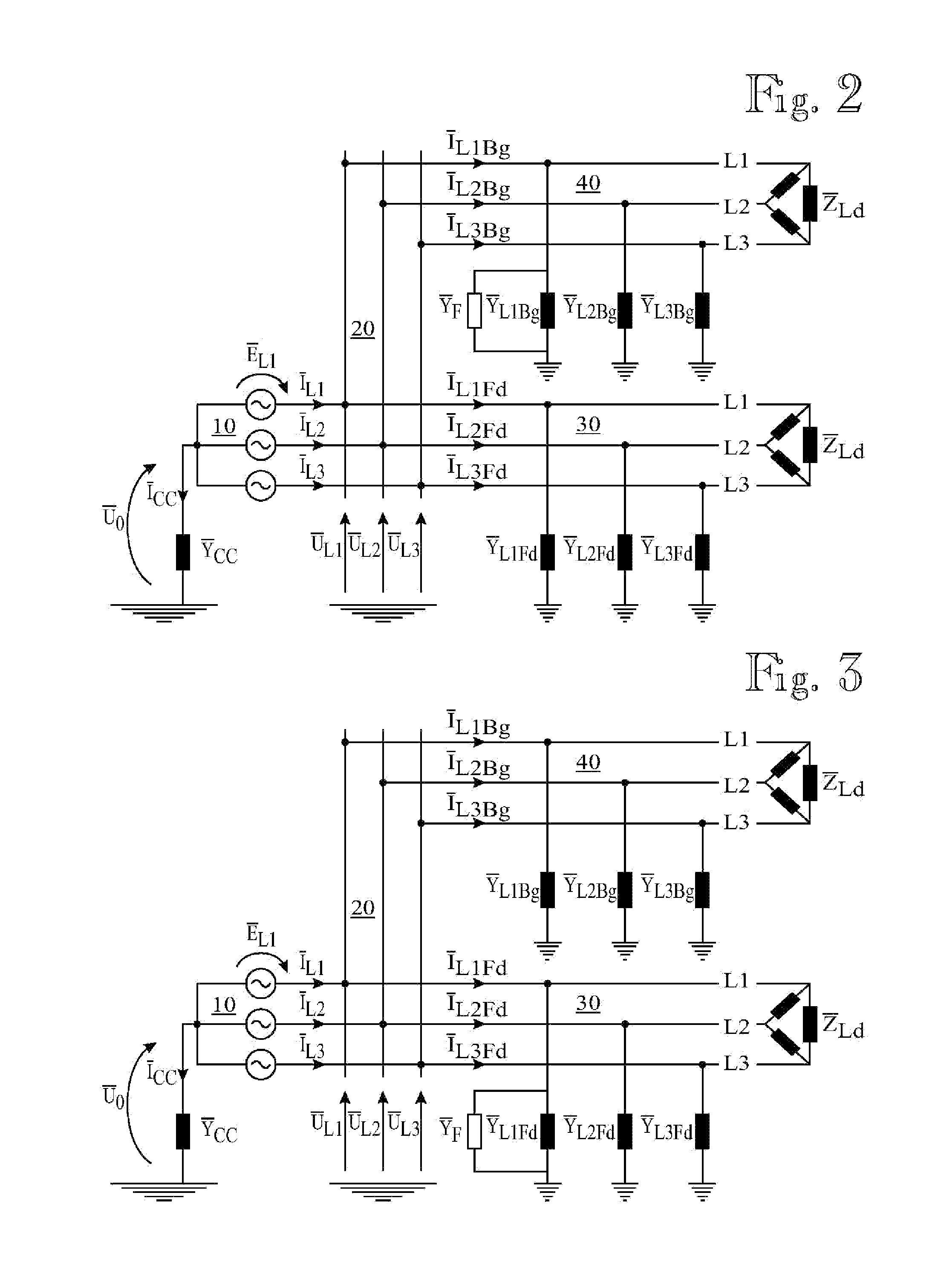 Method and apparatus for detecting a phase-to-earth fault