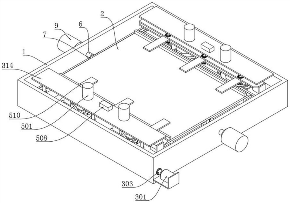 Turnover device for laminated slab production